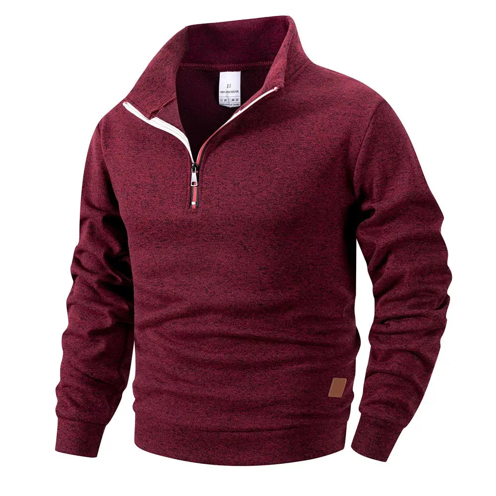 Caden - Stylish Men's Sportswear With Half Zipper For Casual Outings 3