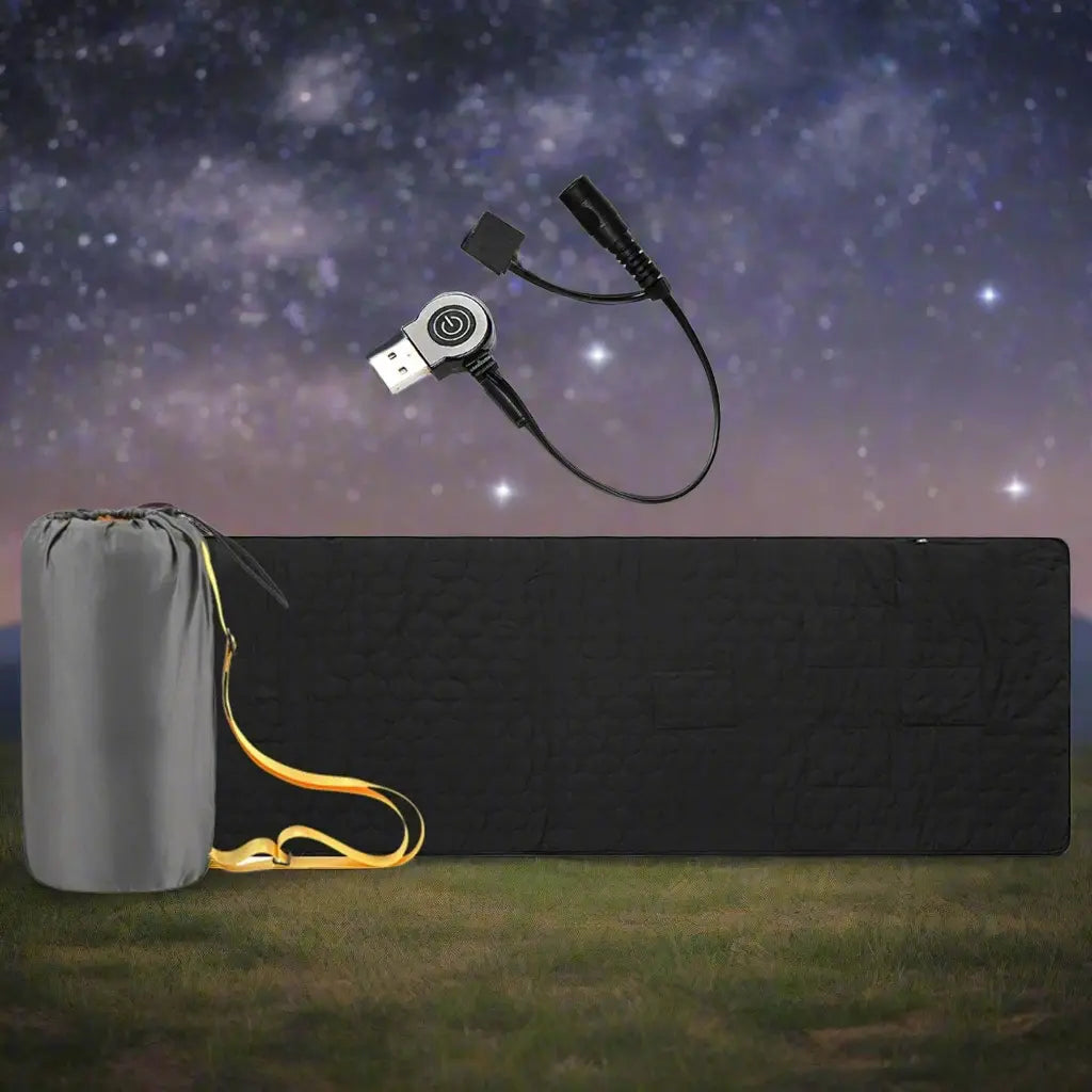 MunaWear - Air Beds & Mattresses - CampLuxe  – Outdoor USB Heating Sleeping Mat with Intelligent Temperature Control - 