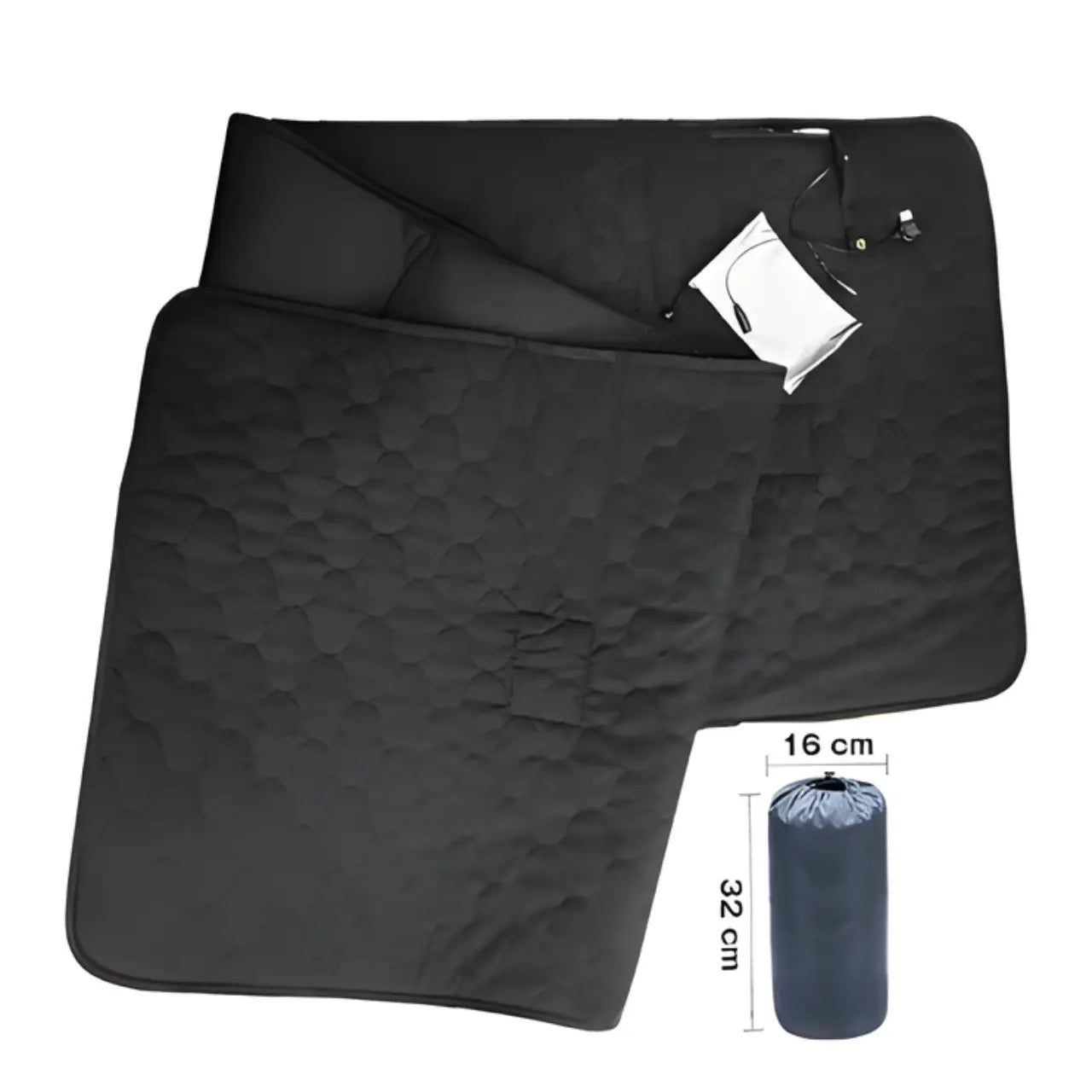 MunaWear - Air Beds & Mattresses - CampLuxe  – Outdoor USB Heating Sleeping Mat with Intelligent Temperature Control - 