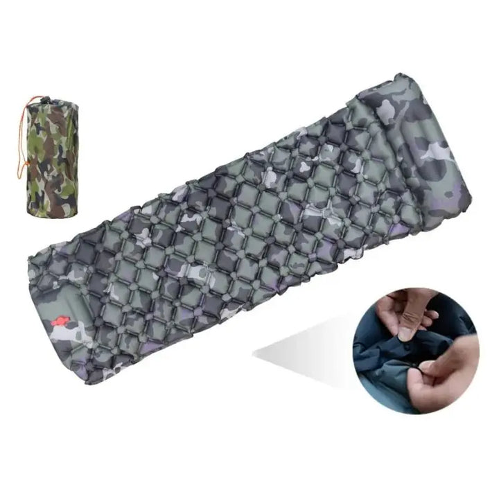 Talia – Self-Inflating Camping Mattress with Built-in Pump & Pillow, Perfect Sleeping Pad for Outdoor Adventures
