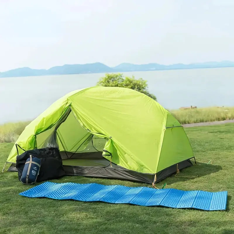 MunaWear - Air Beds & Mattresses - TrailCraft - Ultralight Folding Camping Mat with Moisture-Resistant Aluminum Film - 