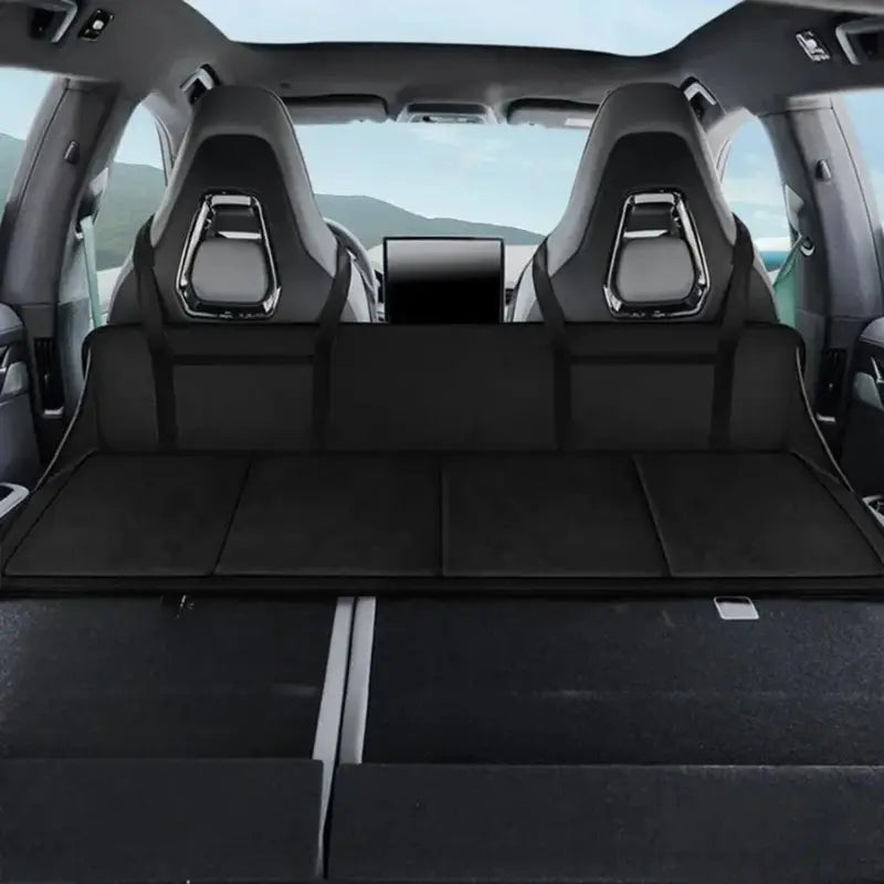 MunaWear - Air Beds & Mattresses - Velora – Foldable Car Sleeping Mat with Storage Bag for SUVs & Sedans, Compact Design - 