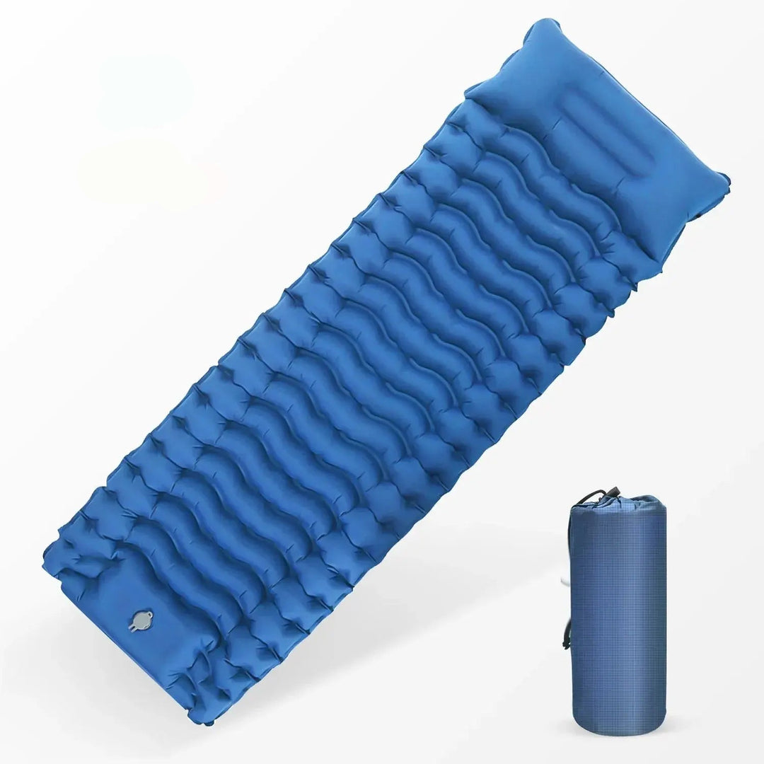 Mia – Thick Inflatable Camping Mattress with Built-in Pillow & Quick Pump for Outdoor Comfort, Size One Size 7
