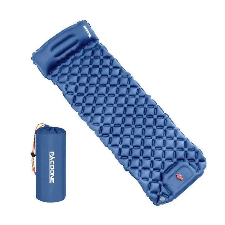 Mia - Ultralight Inflatable Camping Mattress with Built-In Pump & Pillow - Best Camping Air Mattress Size 190x58x5cm 0