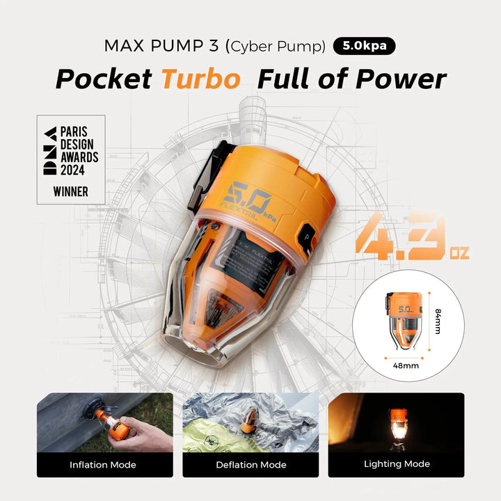 Maxine – Portable Electric Air Pump with 3-Level Ambient Light for Easy Inflation & Travel Size One Size 1