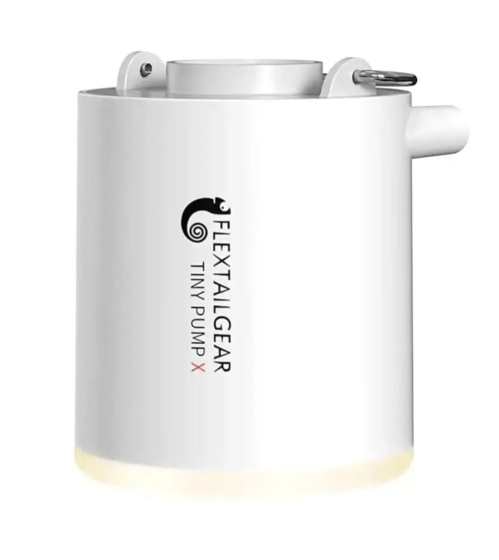 MunaWear - Air Pumps - Mia - Portable Camping Air Pump with Rechargeable 1300mAh Battery - White