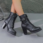Francheska - Stylish Black Ankle Boots With Zip Closure For Everyday Comfort 2