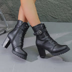 Francheska - Stylish Black Ankle Boots With Zip Closure For Everyday Comfort 3