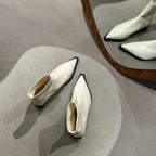 Liora - Chic Women's Ankle Boots With Pointed Toe And Block Heel For Office And Casual Wear 4