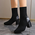 Liora - Stylish Black Ankle Boots With Chunky Heel For Everyday Elegance 0
