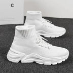 Liora - Stylish Knit Couple's Short Boots With Thick Sole For Casual Outings 2