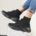 Liora - Stylish Knit Couple's Short Boots With Thick Sole For Casual Outings 3