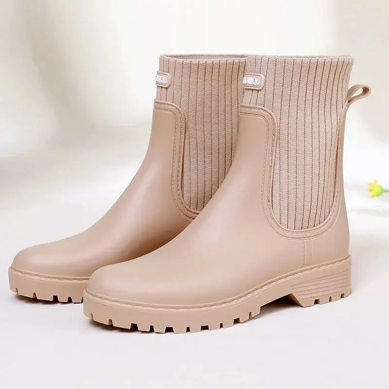 Liora - Stylish Waterproof Boots For Women With Quilted Knit Design For Everyday Wear 4