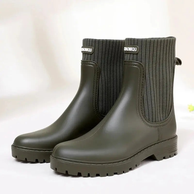 Liora - Stylish Waterproof Boots For Women With Quilted Knit Design For Everyday Wear 5