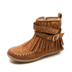 Liora - Stylish Women's Cowboy Boots With Fringe And Studs For Everyday Adventures 0