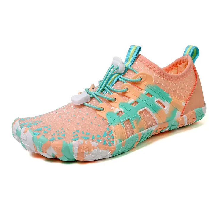 MunaWear  Aqua Shoes  Mia – Unisex Quick-Drying Aqua Shoes for Beach, Outdoor Activities & Water Sports  TC-2368-FleshColor-37