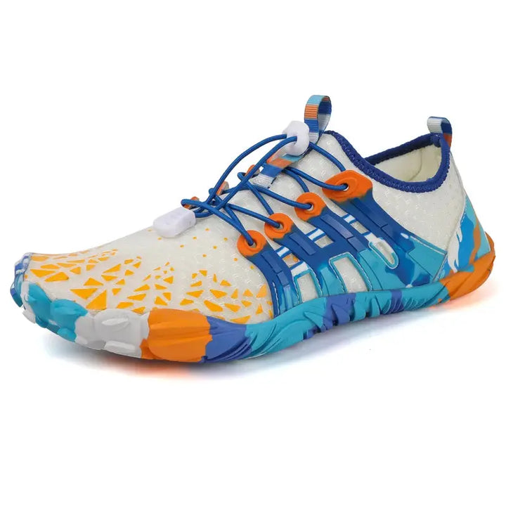 MunaWear  Aqua Shoes  Mia – Unisex Quick-Drying Aqua Shoes for Beach, Outdoor Activities & Water Sports  TC-2368-WhiteBlue-28