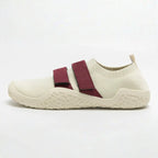 MunaWear - Athletic Shoes - Eris- Unisex Strength Support Wrestling Shoes for Deadlift & Squat - Maroon/Cream