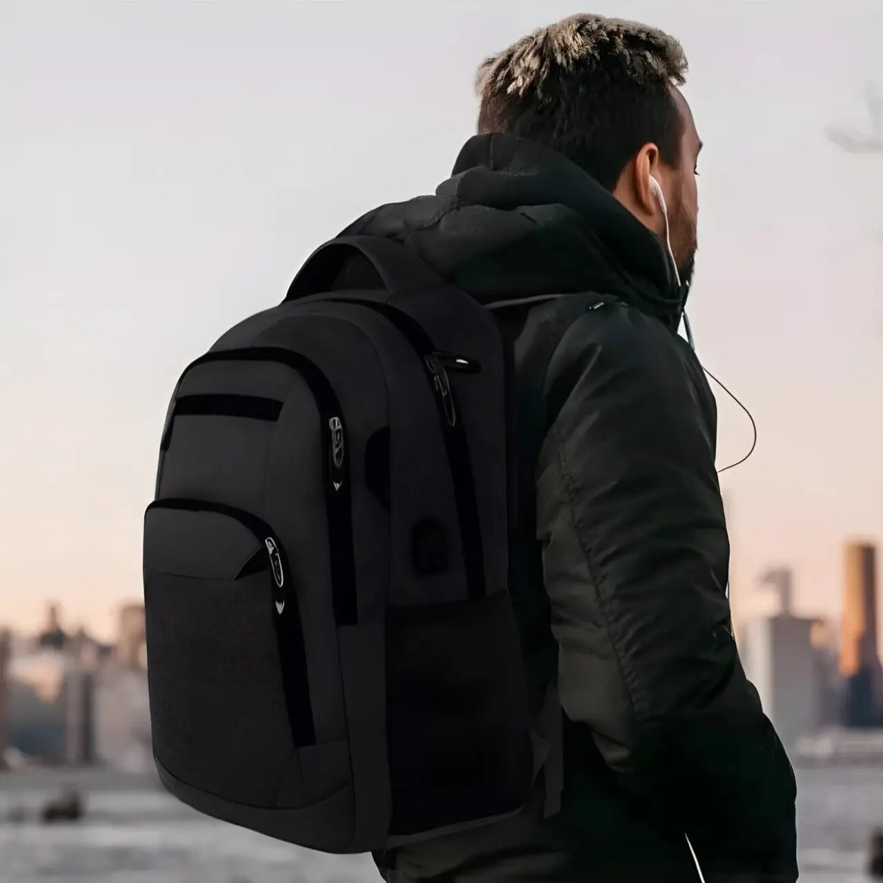 MunaWear - Backpacks - Avara – Ergonomic Waterproof Travel Backpack with Large Capacity for Outdoor Adventures for Men and Women - 