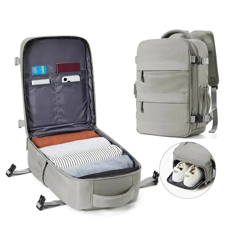 BackBloom – Versatile 40L Cabin Backpack for Travel & Leisure with Laptop Compartment