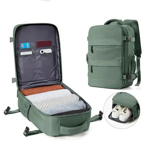 BackBloom – Versatile 40L Cabin Backpack for Travel & Leisure with Laptop Compartment