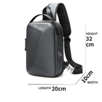 MunaWear - Backpacks - Darvon Anti-Theft Laptop Backpack – Waterproof Tech Backpack for Men – USB Charging – TSA Lock – Large Capacity - 