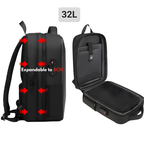 MunaWear - Backpacks - Darvon Anti-Theft Laptop Backpack – Waterproof Tech Backpack for Men – USB Charging – TSA Lock – Large Capacity - 