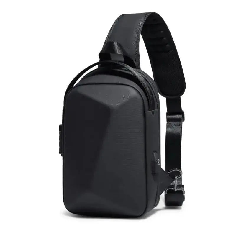 Ethan Anti-Theft Laptop Backpack – Waterproof Tech Backpack for Men – USB Charging – TSA Lock – Large Capacity – Black