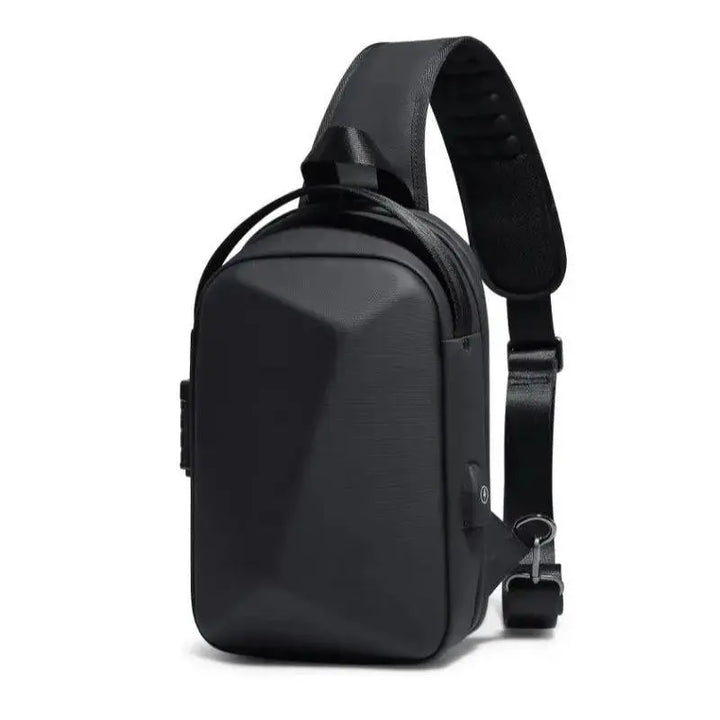 Ethan Anti-Theft Laptop Backpack – Waterproof Tech Backpack for Men – USB Charging – TSA Lock – Large Capacity – Black