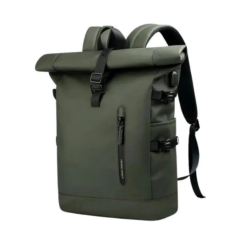 Ethan Waterproof Travel Backpack – Expandable Carry On – USB Charging – Fits 15.6-Inch Laptop – Large Capacity