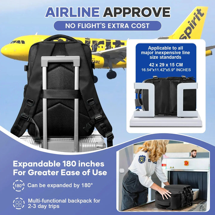 Ethan – 15.6-Inch Vacuum Compression Backpack for Hiking & Travel 4