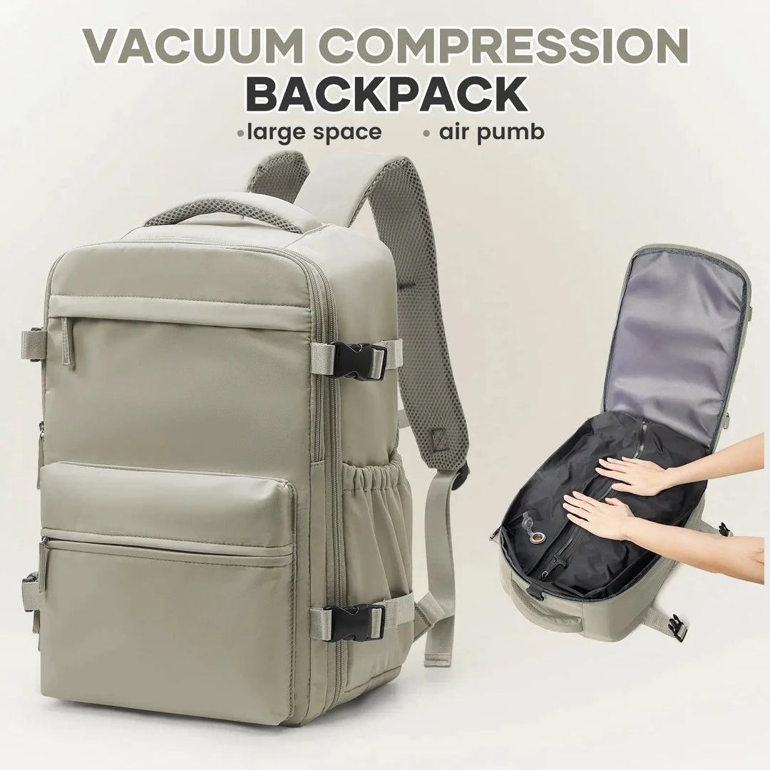 Ethan – 15.6-Inch Vacuum Compression Backpack for Hiking & Travel 7