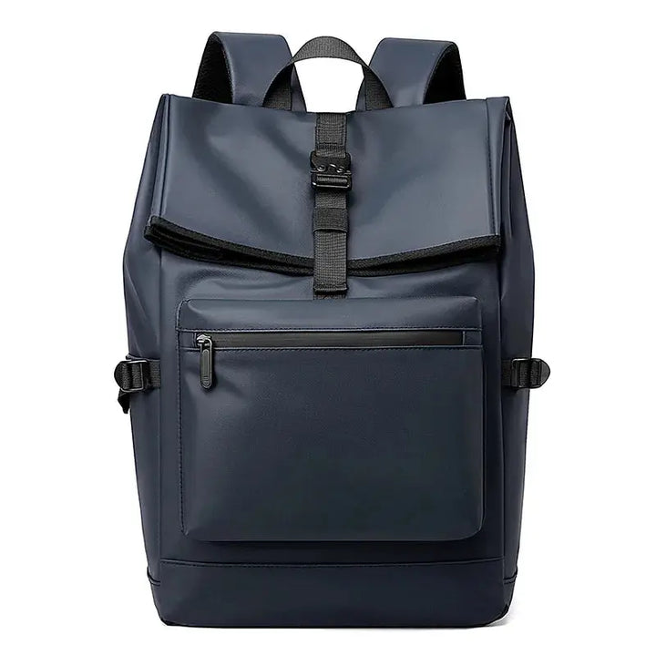 Ethan Urban Men's Work Backpack – Large Capacity 17-Inch Laptop Bag – Durable Oxford Fabric – Versatile Design – Black 8