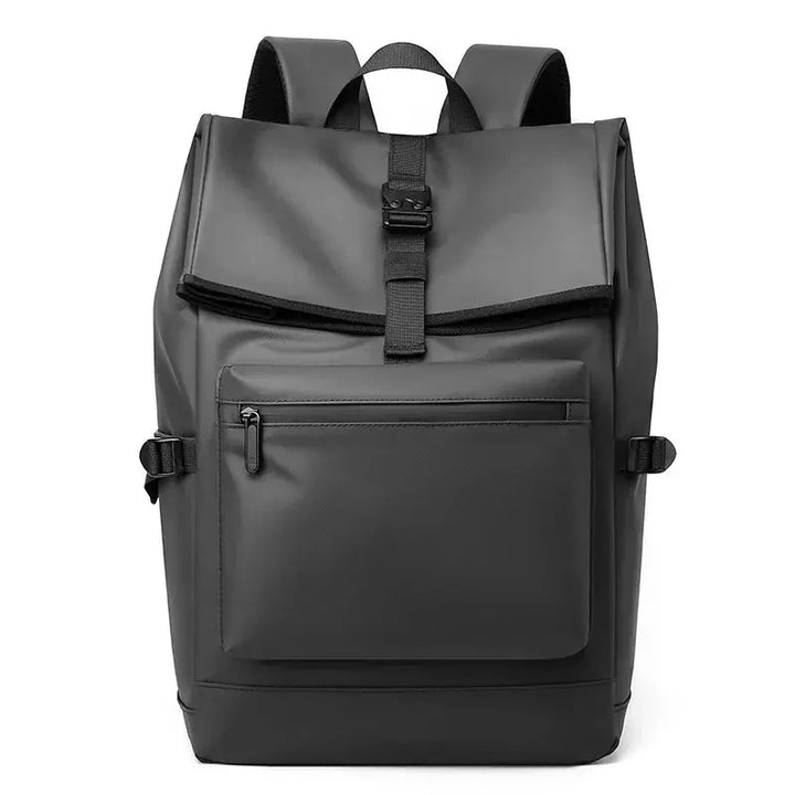 Ethan Urban Men's Work Backpack – Large Capacity 17-Inch Laptop Bag – Durable Oxford Fabric – Versatile Design – Black 9