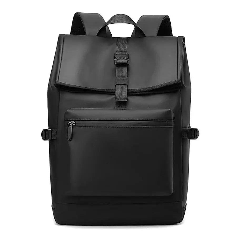 Ethan Urban Men's Work Backpack – Large Capacity 17-Inch Laptop Bag – Durable Oxford Fabric – Versatile Design – Black 1