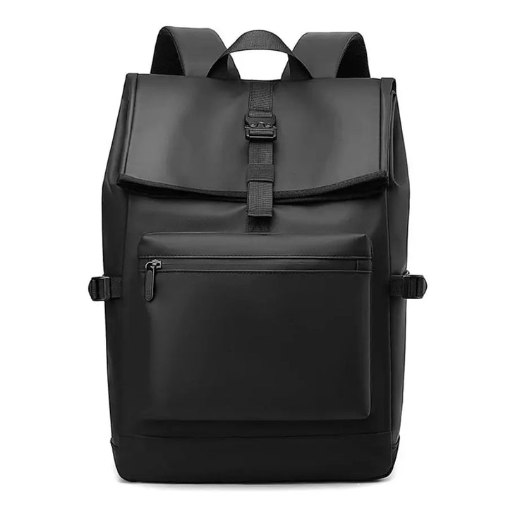 Ethan Urban Men's Work Backpack – Large Capacity 17-Inch Laptop Bag – Durable Oxford Fabric – Versatile Design – Black 1