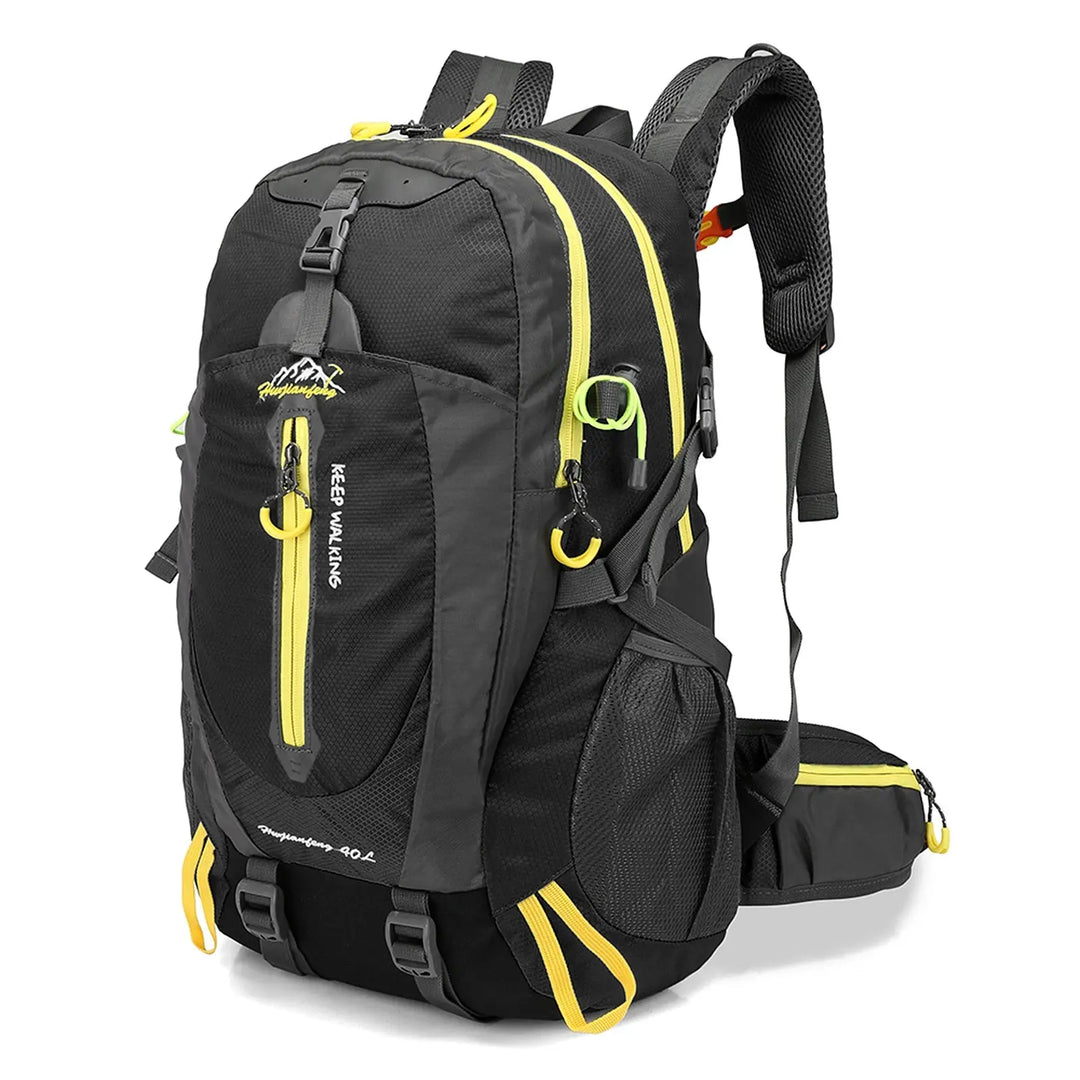 Ethan 40L Water Resistant Travel Backpack – Durable Nylon – Adjustable Straps – Perfect for Hiking & Camping 2