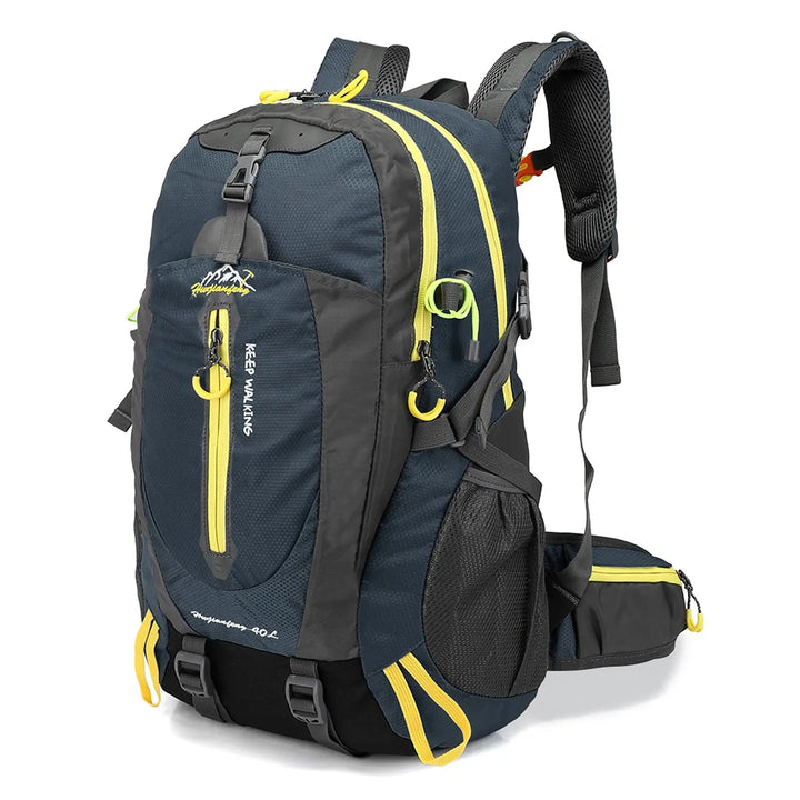 Ethan 40L Water Resistant Travel Backpack – Durable Nylon – Adjustable Straps – Perfect for Hiking & Camping 10