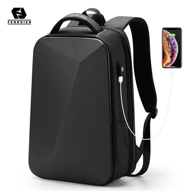 Ethan Anti-Theft Laptop Backpack – Waterproof Tech Backpack for Men – USB Charging – TSA Lock – Large Capacity – Black 2