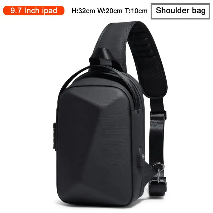 Ethan Anti-Theft Laptop Backpack – Waterproof Tech Backpack for Men – USB Charging – TSA Lock – Large Capacity – Black 11