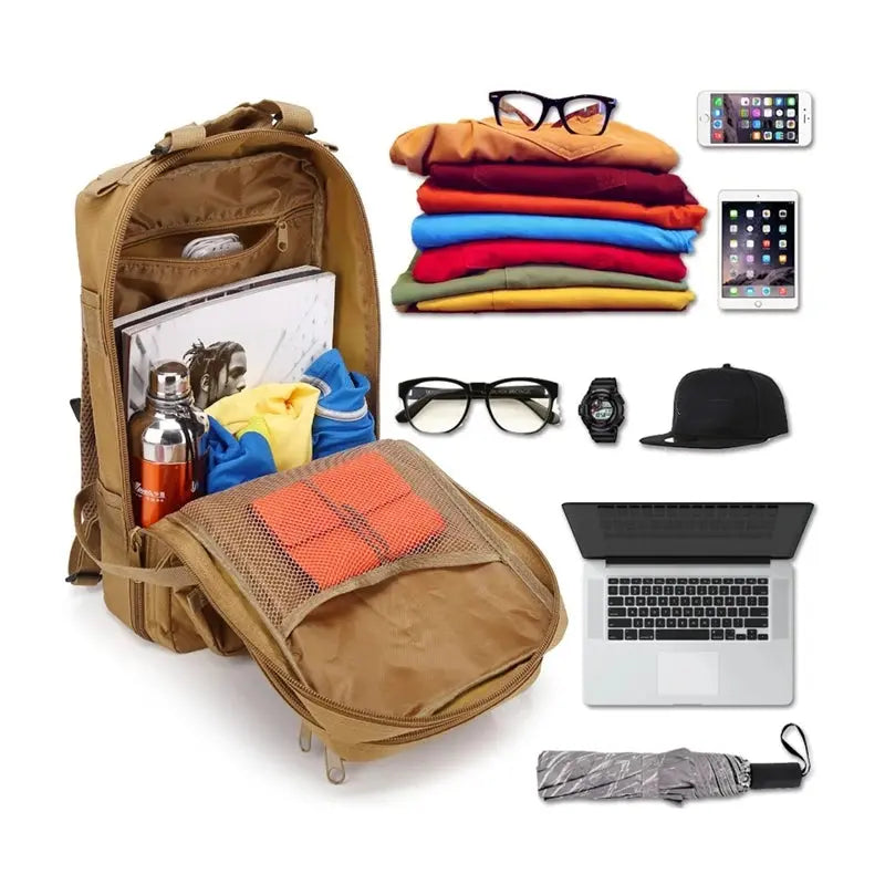 Ethan – Classic Tactical Camouflage Backpack for Outdoor Adventures and Sports 3