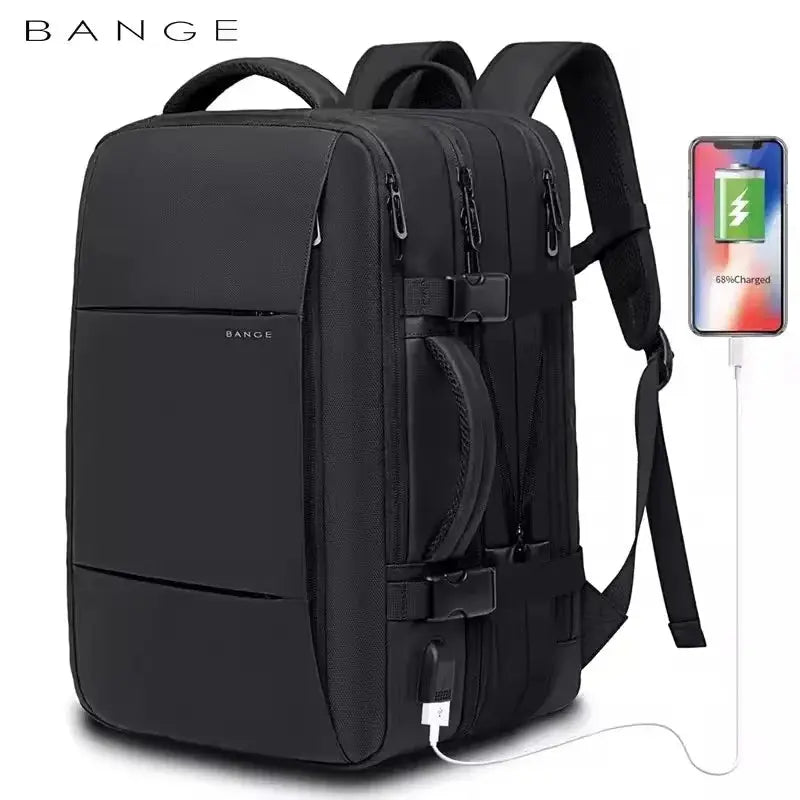 Ethan – Large Capacity Waterproof Travel Backpack for Men with USB Charging and Expandable Design 1