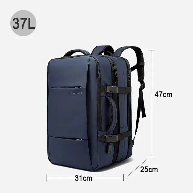 Ethan – Large Capacity Waterproof Travel Backpack for Men with USB Charging and Expandable Design 8