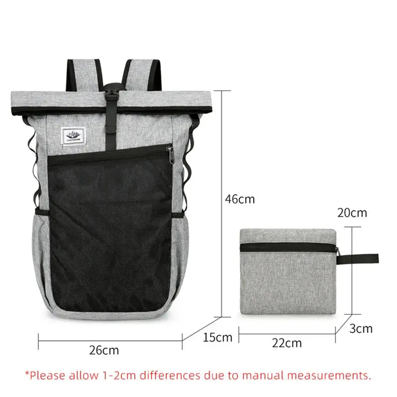 Ethan – Lightweight Waterproof Travel Backpack for Hiking & Outdoor Adventures, Size 26x15x46cm 3