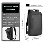 Ethan Waterproof Men's Work Backpack – USB Charging – Minimalist Design for 15.6-Inch Laptops – Multiple Colors Available 1