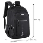 Ethan – Waterproof Oxford Rucksack for Men, Large Capacity Business & Casual Backpack 0