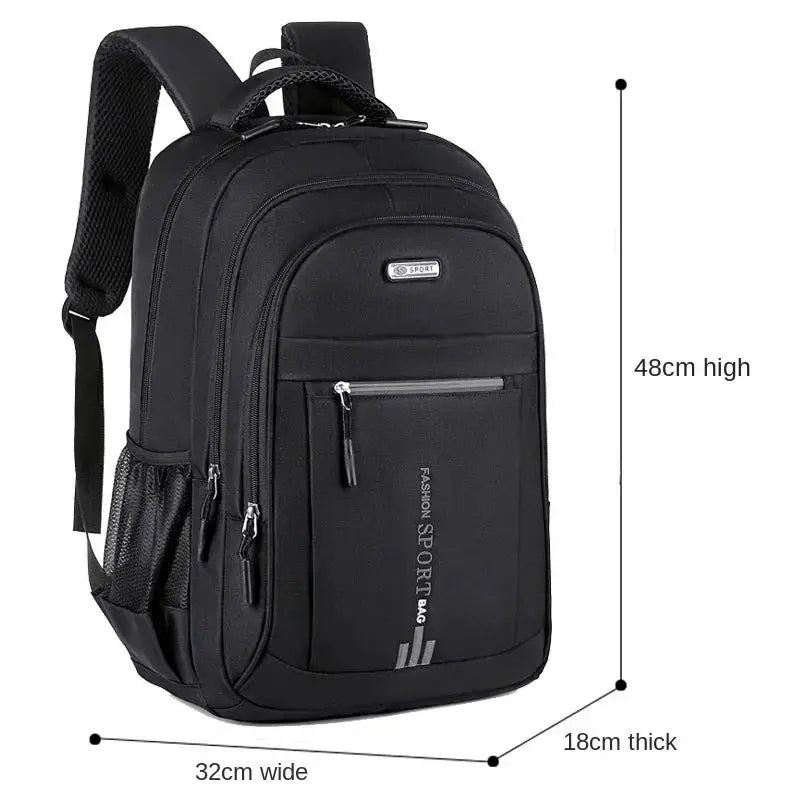 Ethan – Waterproof Oxford Rucksack for Men, Large Capacity Business & Casual Backpack 0