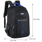 Ethan – Waterproof Oxford Rucksack for Men, Large Capacity Business & Casual Backpack 7