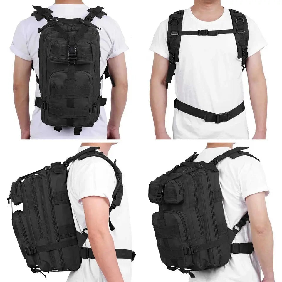 ForestBound – Classic Tactical Camouflage Backpack for Outdoor Adventures and Sports