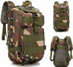 ForestBound – Classic Tactical Camouflage Backpack for Outdoor Adventures and Sports